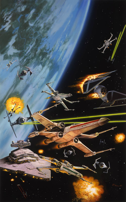 Dlarit was forced to eject from her X-wing during the battle over Borleias.