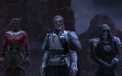The Emperor's primary faces: Tenebrae, Valkorion, and Vitiate