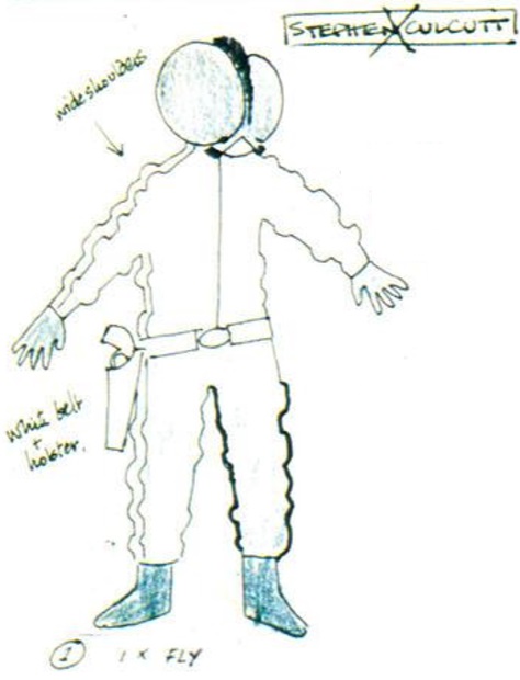 A sketch of Tzizvvt was drawn by John Mollo.