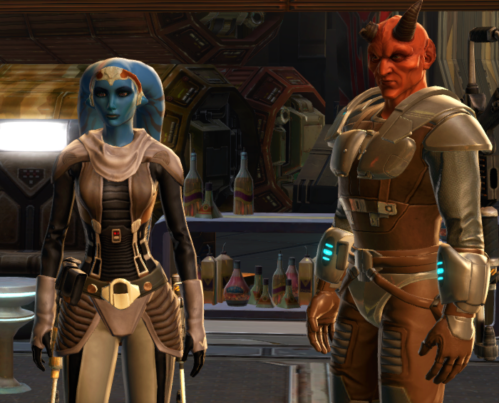 Vette with Gault Rennow after the successful robbing of the Gilded Star