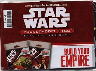 Sample Pack distributed at launch of Star Wars PocketModel TCG