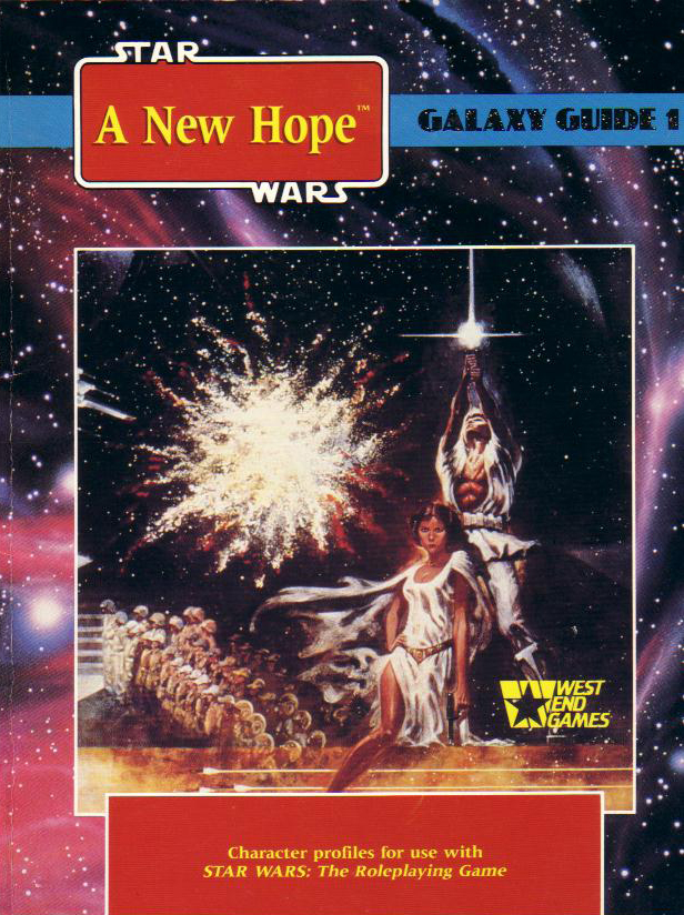 Star Wars RPG Galaxy Guide 1 A New Hope West End Games New OOP L7 –  Adventures And Hobbies