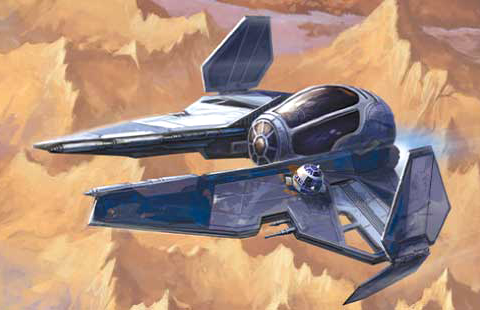 The Eta-2 Actis-class interceptor used by a Jedi General