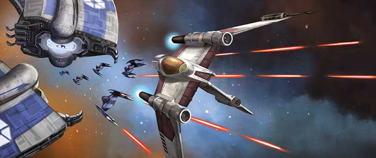 Clone pilot "Kickback" flew as Blue Four during the Battle of Ryloth.