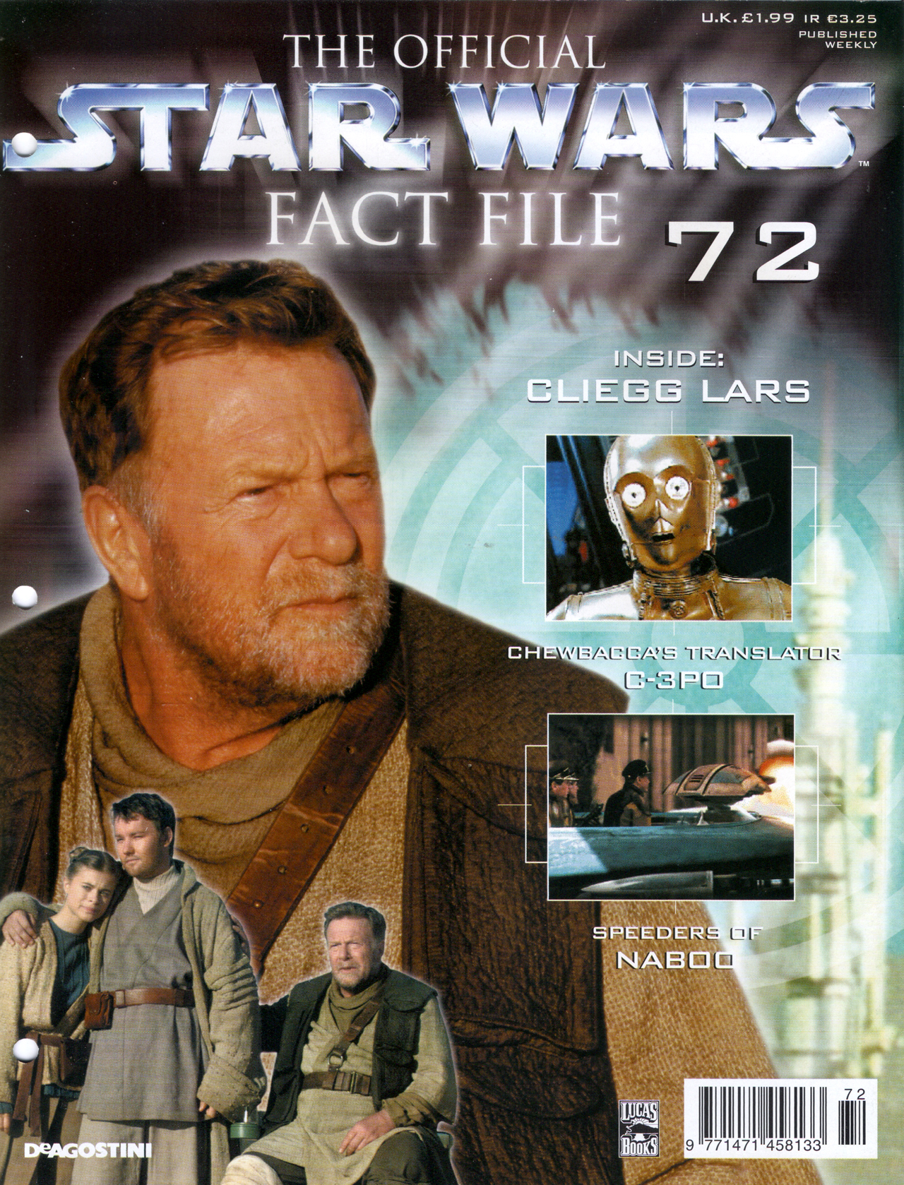 The Official Star Wars Fact File 72 appearance in Common Appearance