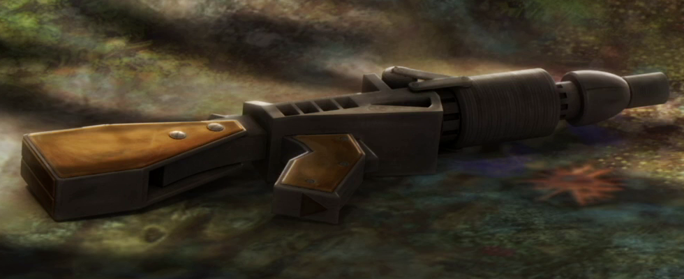 Trandoshan blaster appearance 