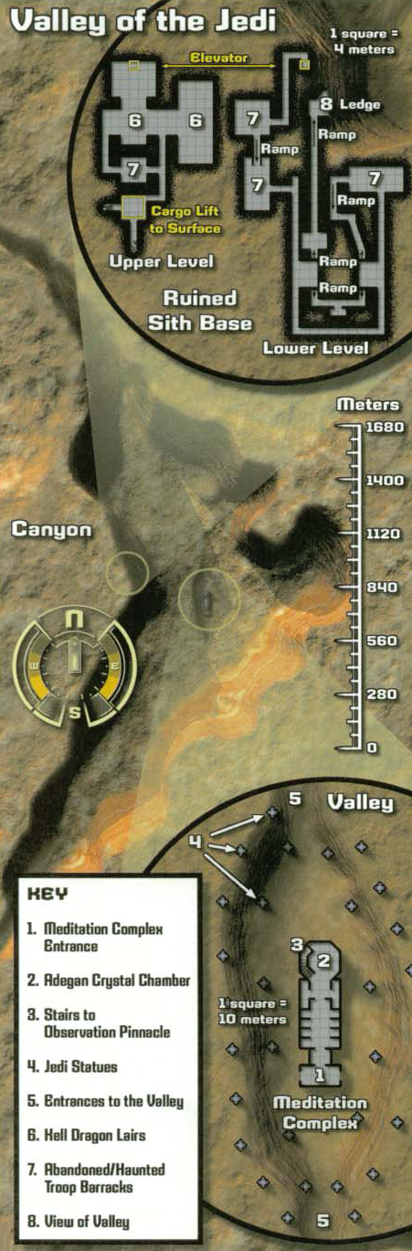 Map of the Valley of the Jedi.