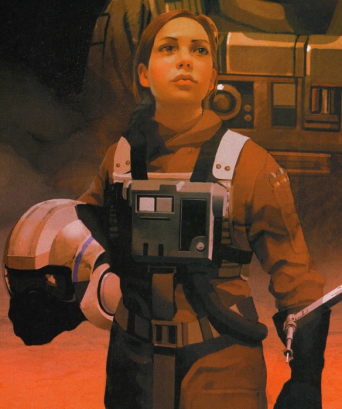 Jaina Solo during her tenure as the leader of Twin Suns squadron.