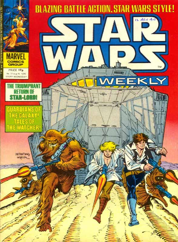 Star Wars Weekly 77 appearance in Common Appearance