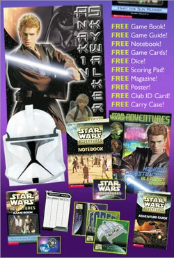 თავგადასავლების სერიის წევრობის რეკლამა.