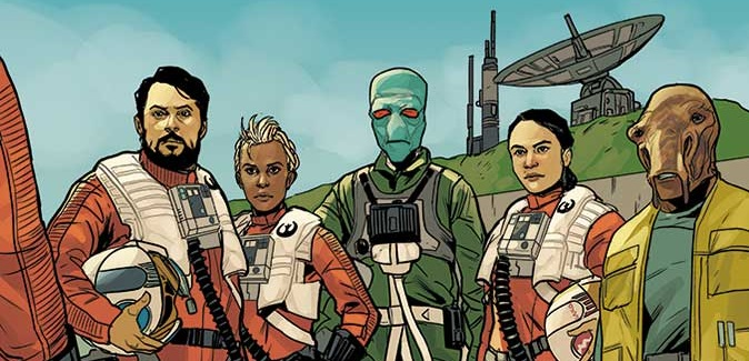 Poe Dameron unites the members of Black Squadron.