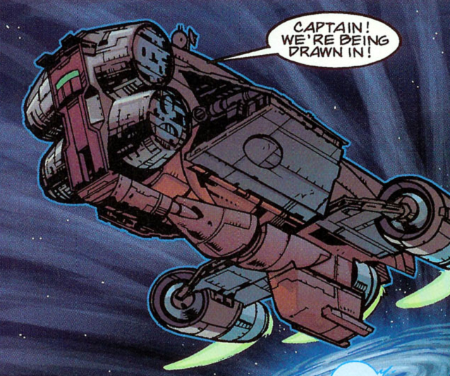 Captain Cautious's freighter appearance in Common Appearance