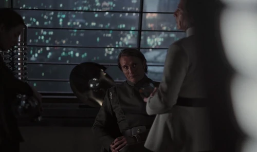 Galen and Krennic on Coruscant
