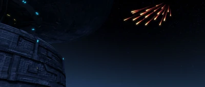 Lo sciame meteoritico in avvicinamento alla Luna Rishi