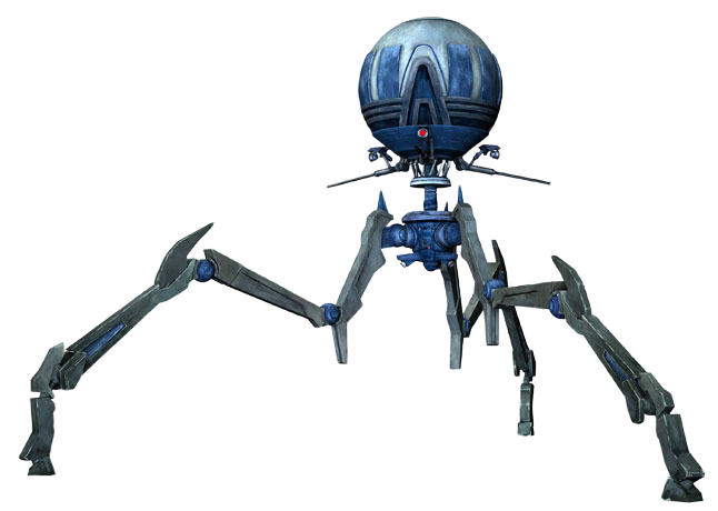 Tri-droids were used by the Separatists during the Clone Wars.