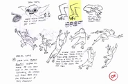 Yoda character studies for "Ambush"