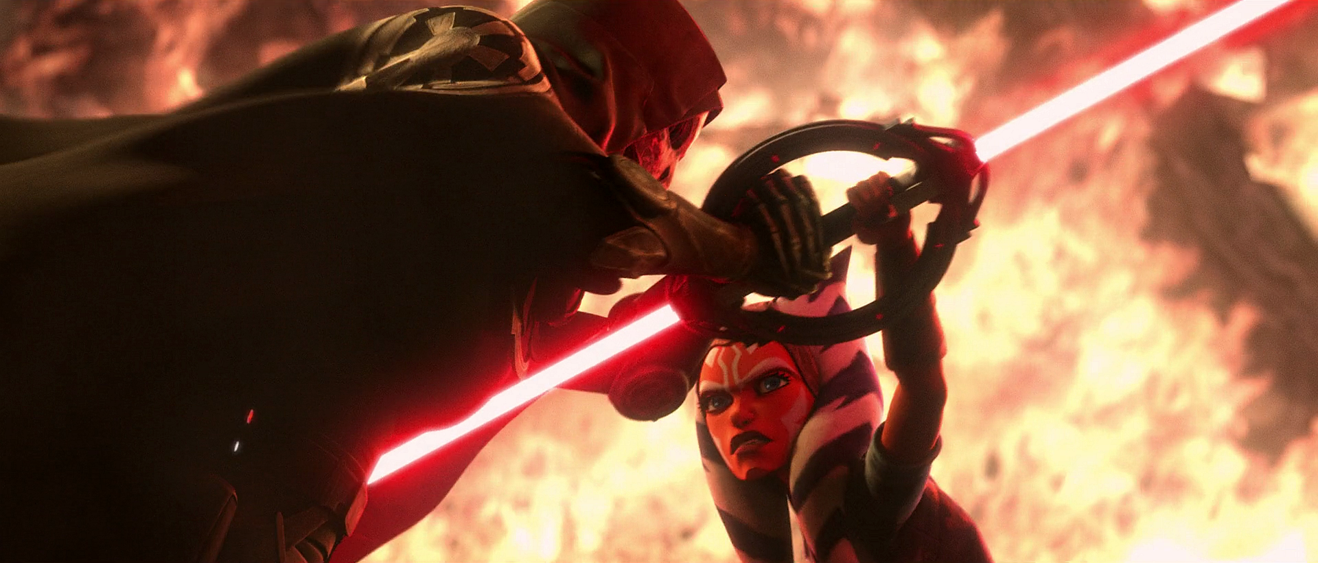 The Inquisitor attacks Ahsoka Tano