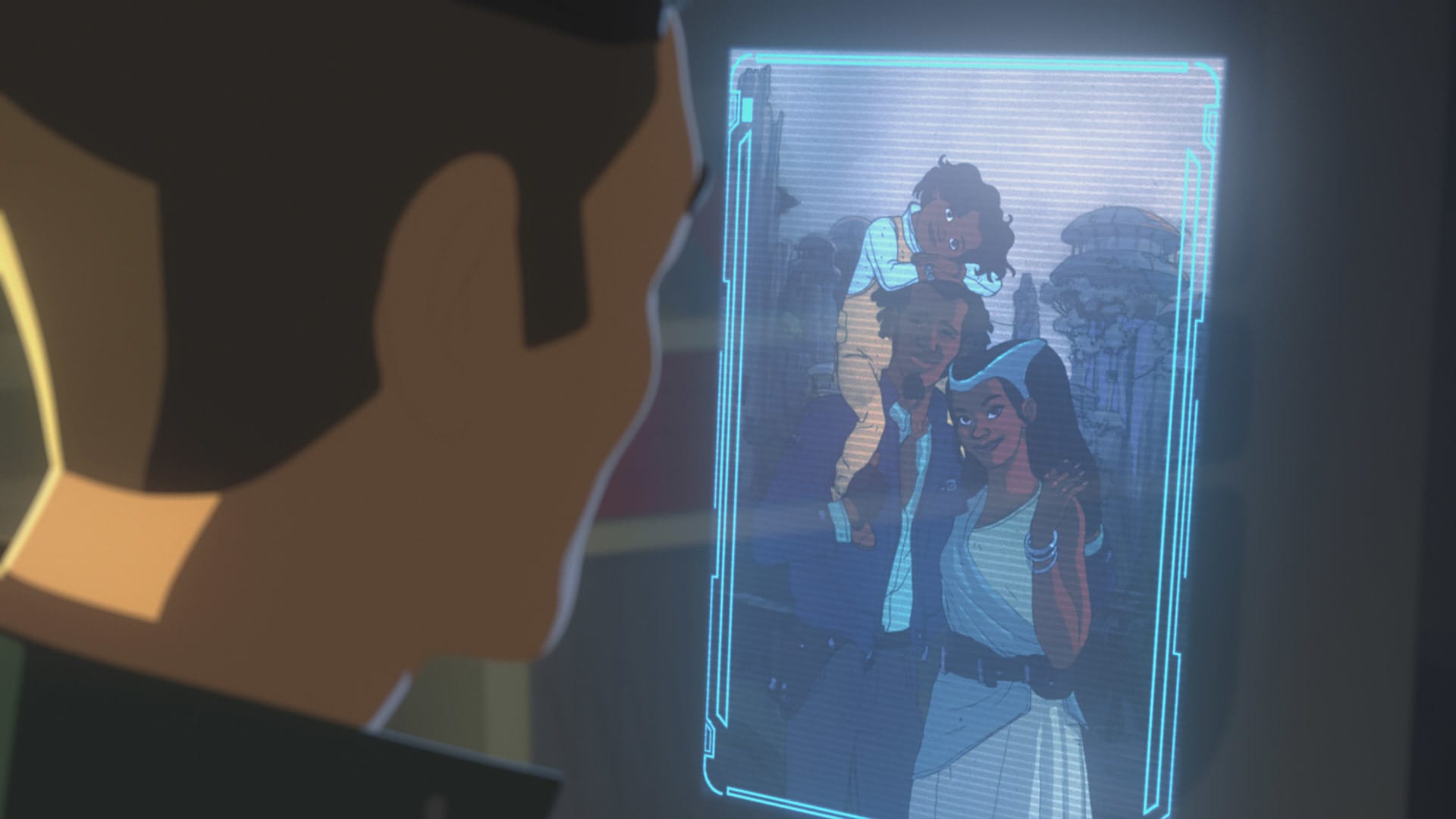 Xiono finds a picture of Yeager with his family.