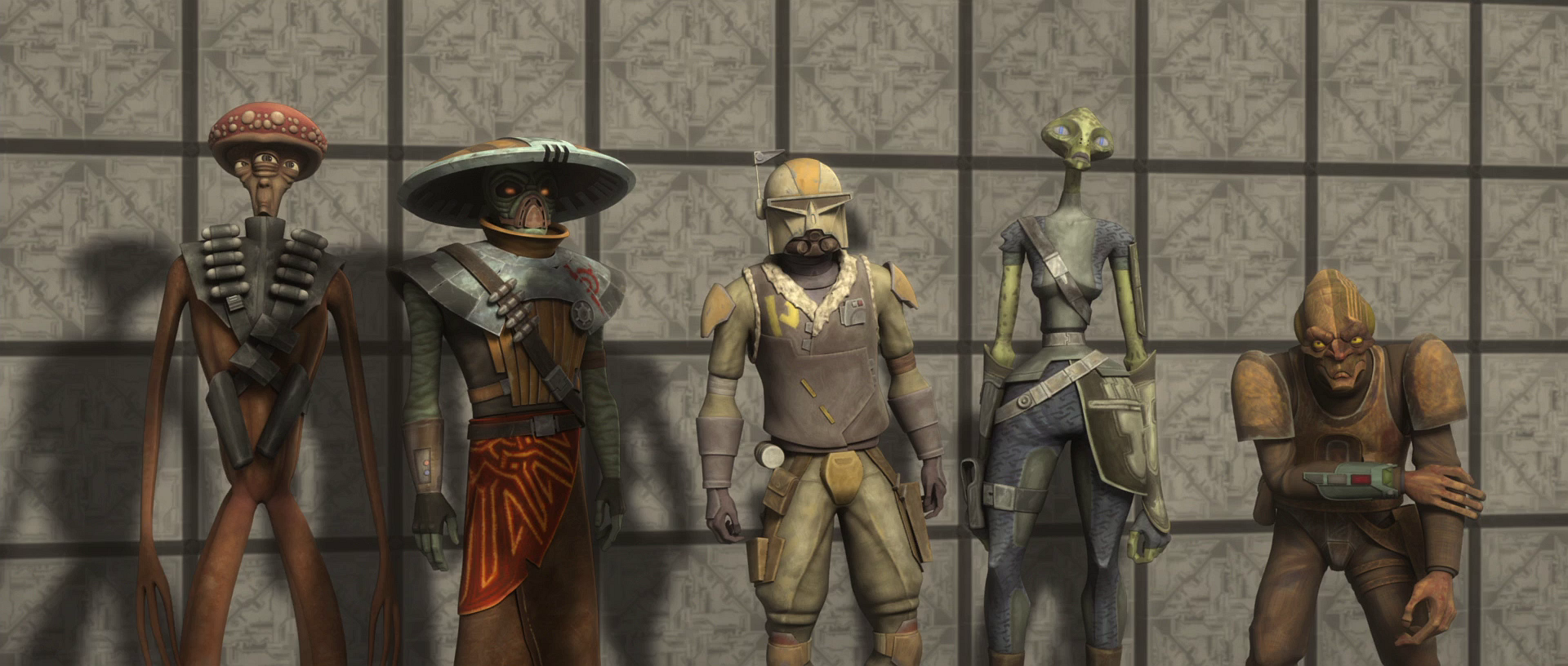 After failing to impress Dooku, Eval was replaced by Cad Bane and forced to join the survivors of the Box.