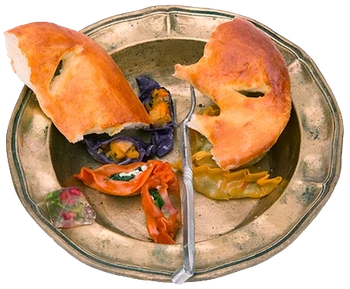 Baked cushnips with fral