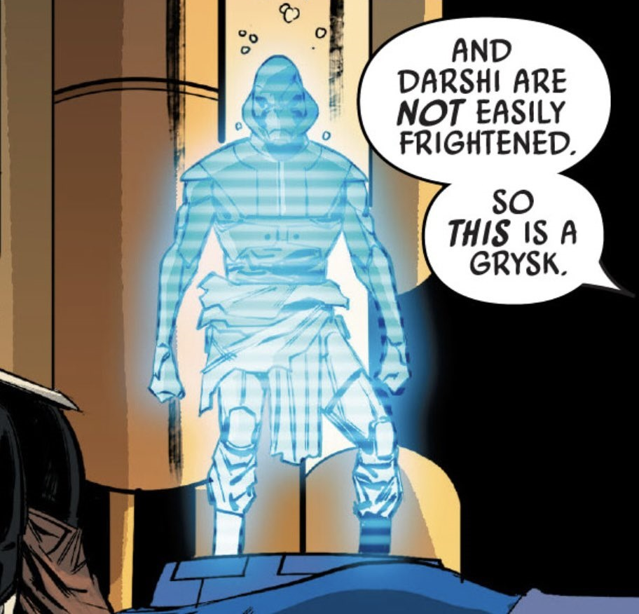 The Grysks as they appear in the Thrawn: Alliances comic miniseries.