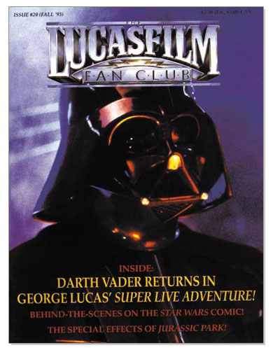 The Lucasfilm Fan Club Magazine 20 appearance in Common Appearance