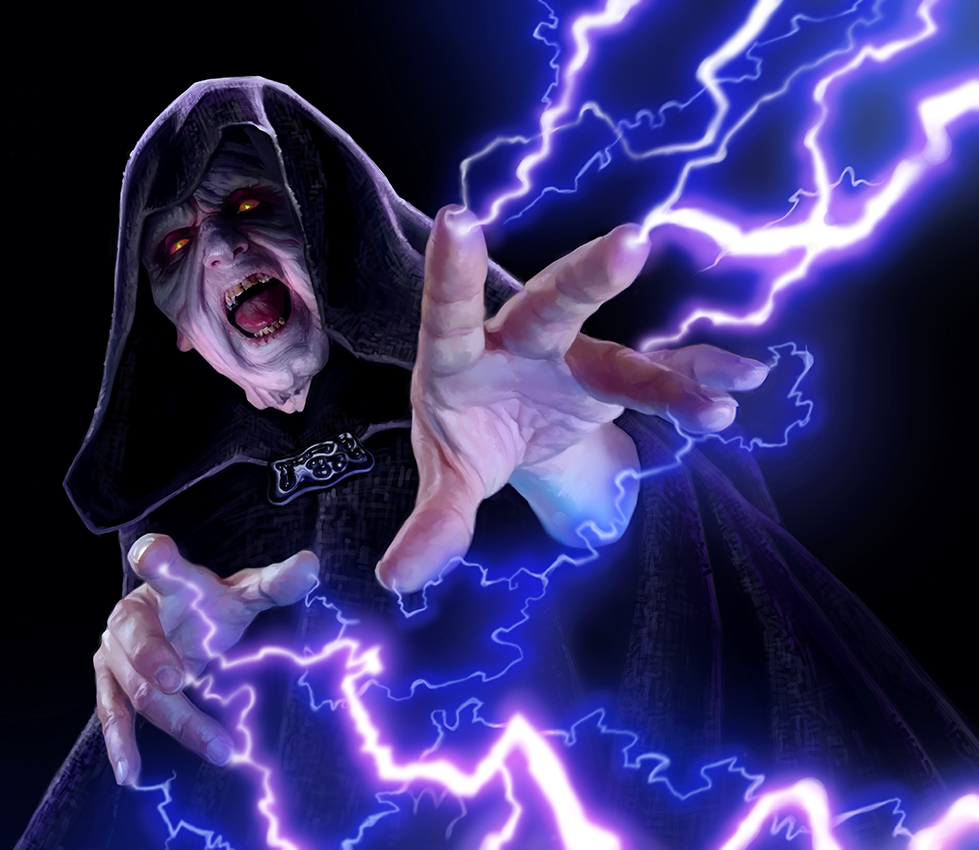 Top 37+ imagen darth sidious force lightning