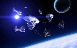 Republic Navy over Ziost