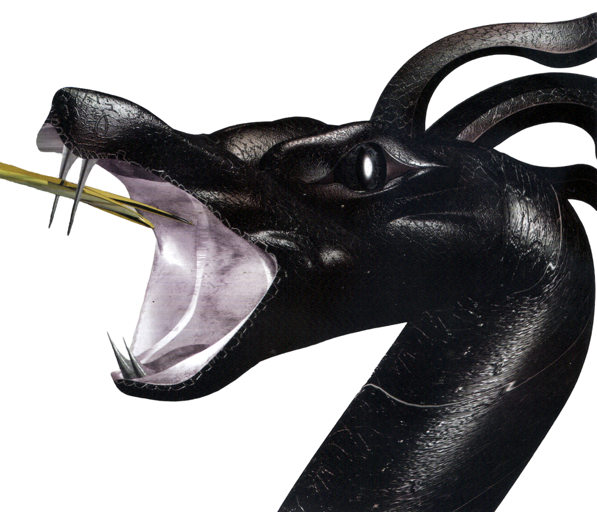 Amphistaffs were capable of spitting their venom.