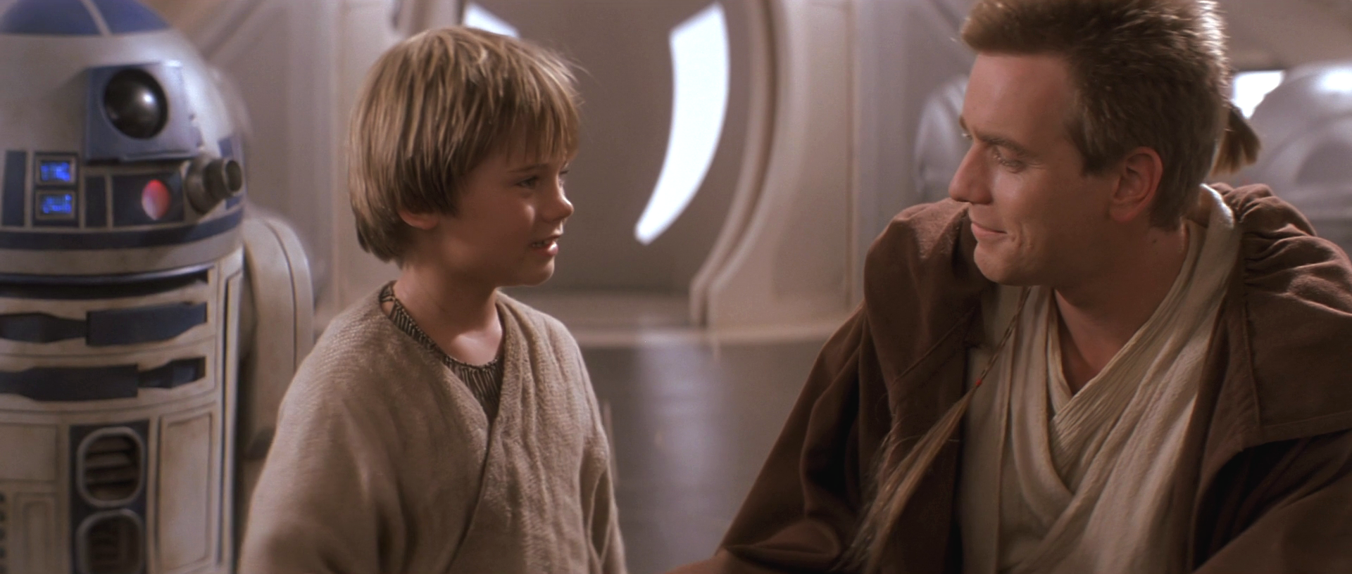 Kenobi meets Anakin Skywalker for the first time.