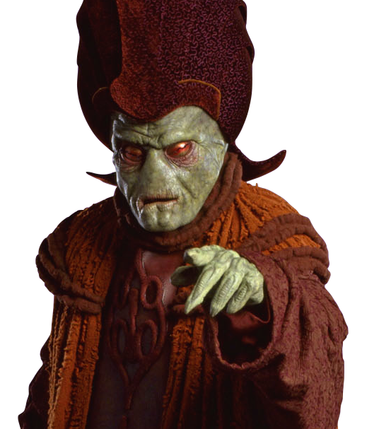 Rute Gunnay's name is an anagram of Nute Gunray (Pictured).