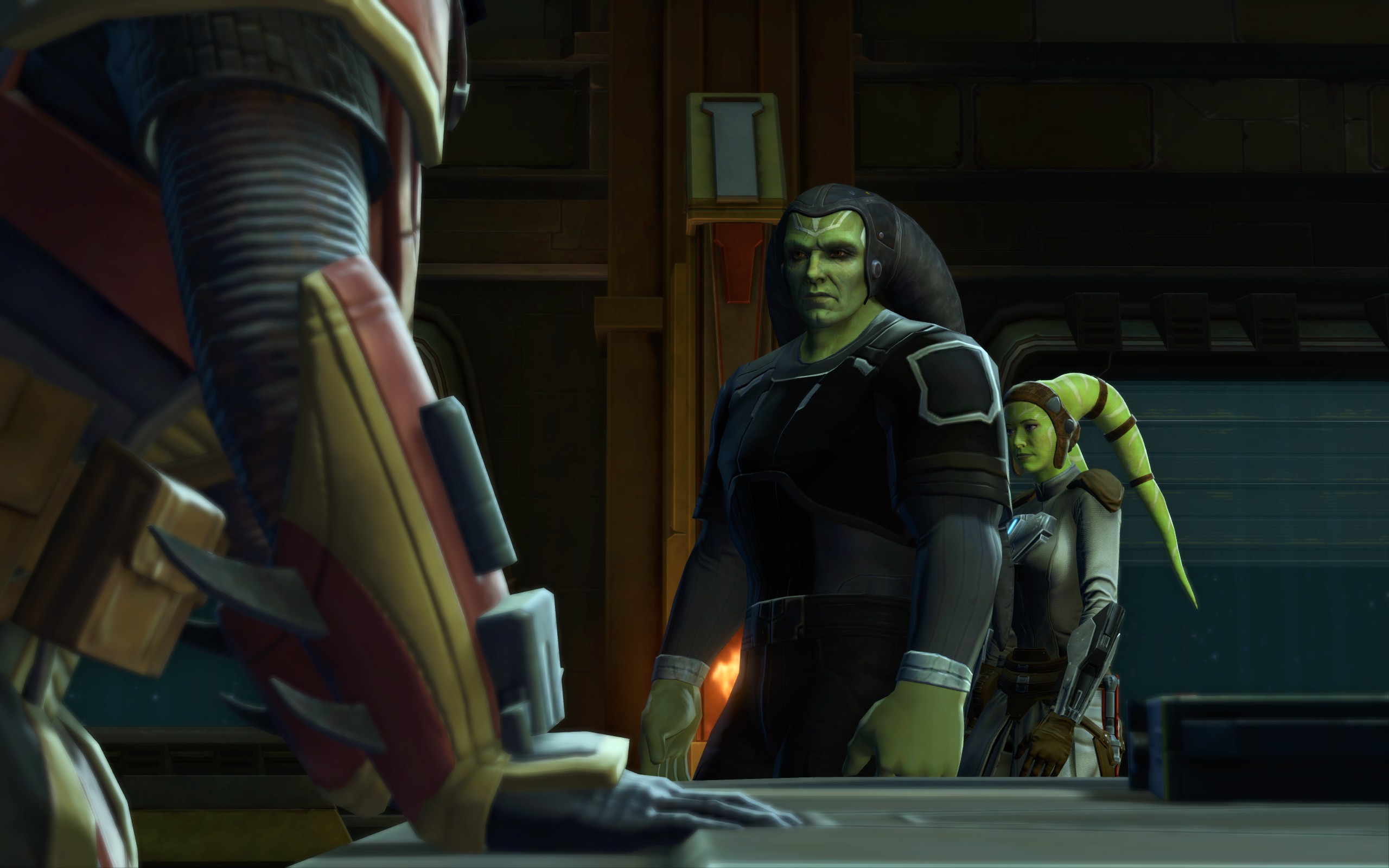 Ri'kan brings Sa'har to meet with Heta Kol.