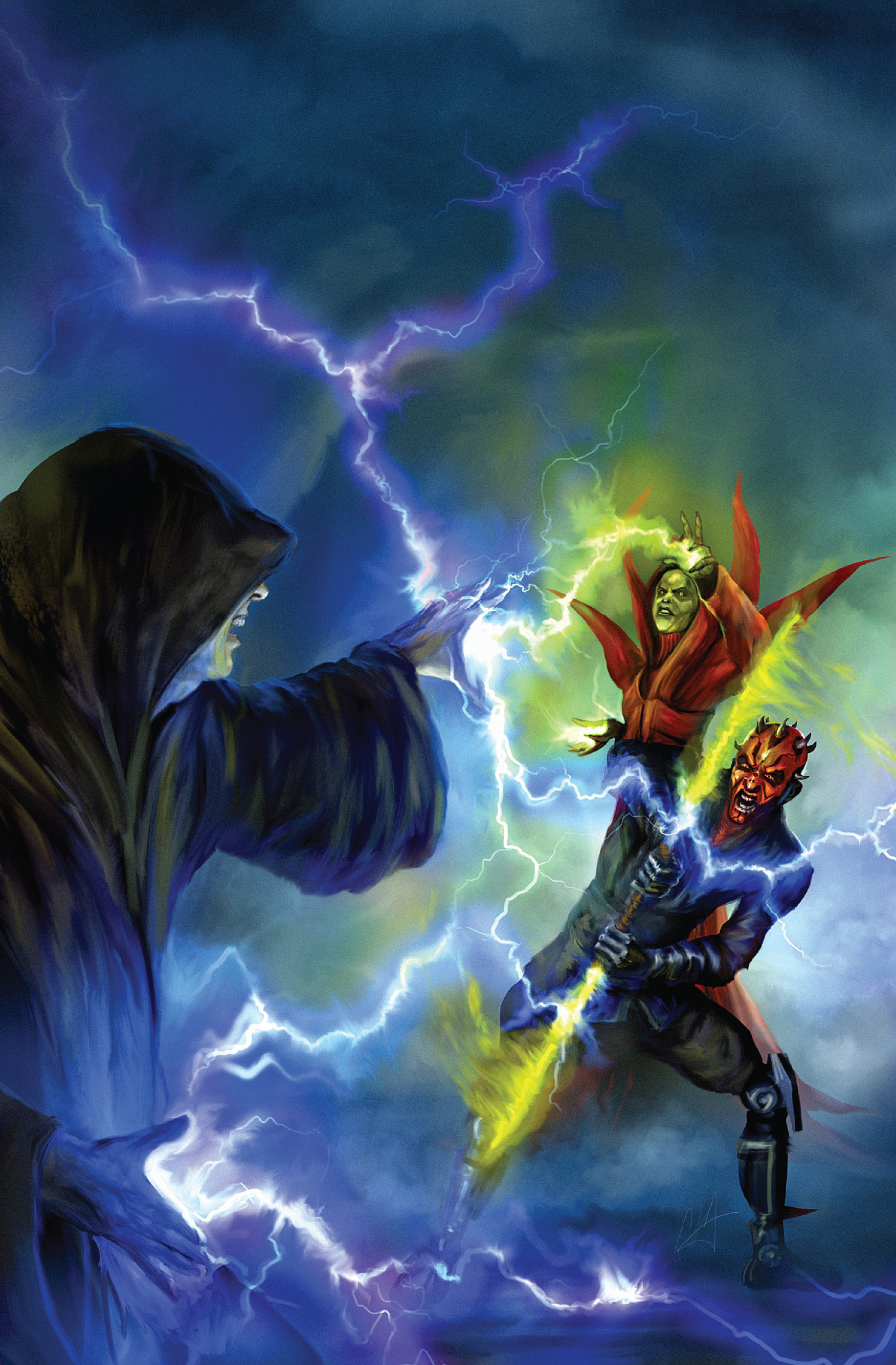 Sidious secured his plan for the galaxy by defeating his rivals Maul and Mother Talzin.