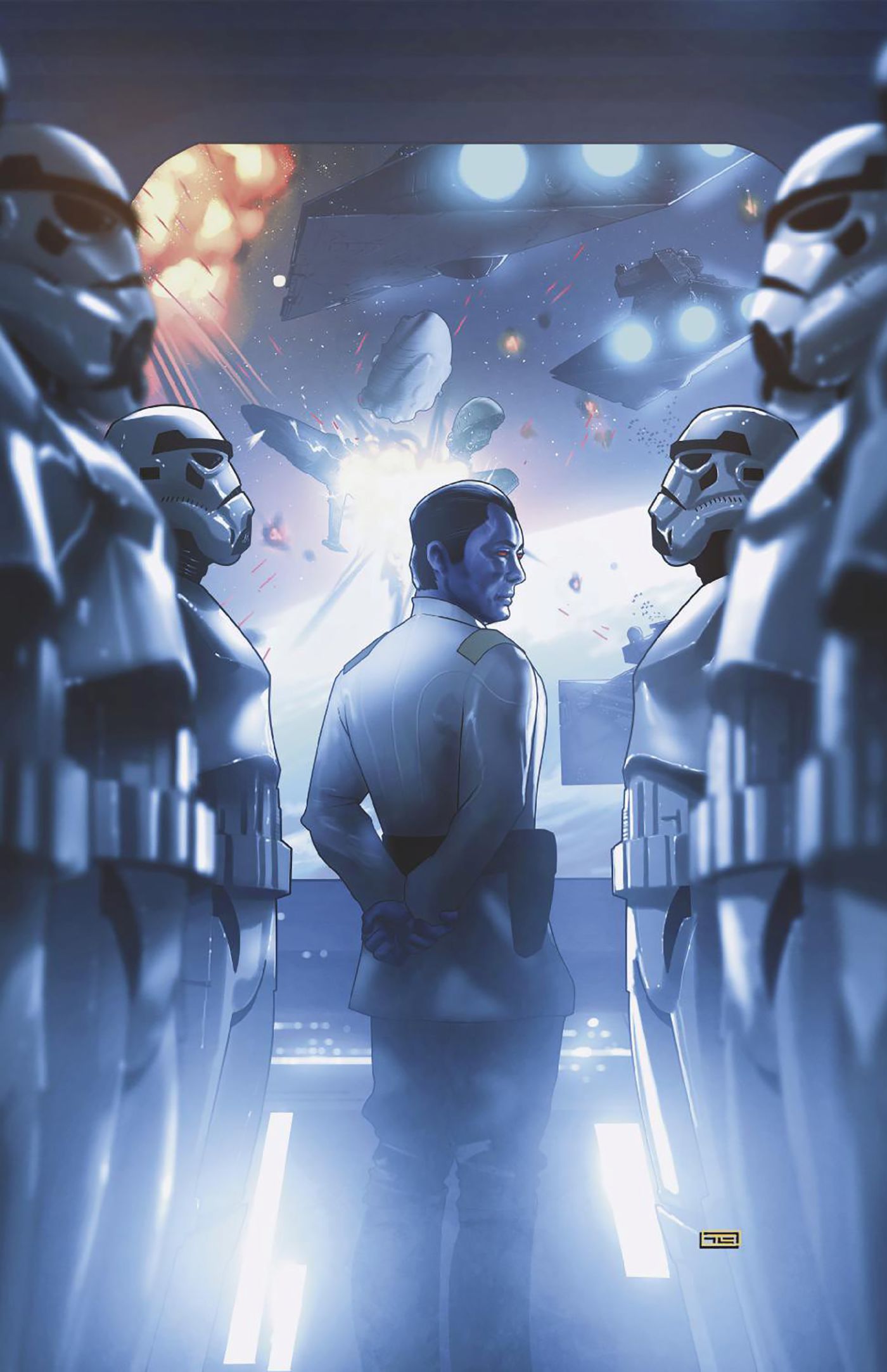 Grand Admiral Thrawn was a masterful tactician and high ranking officer within the Imperial Military.