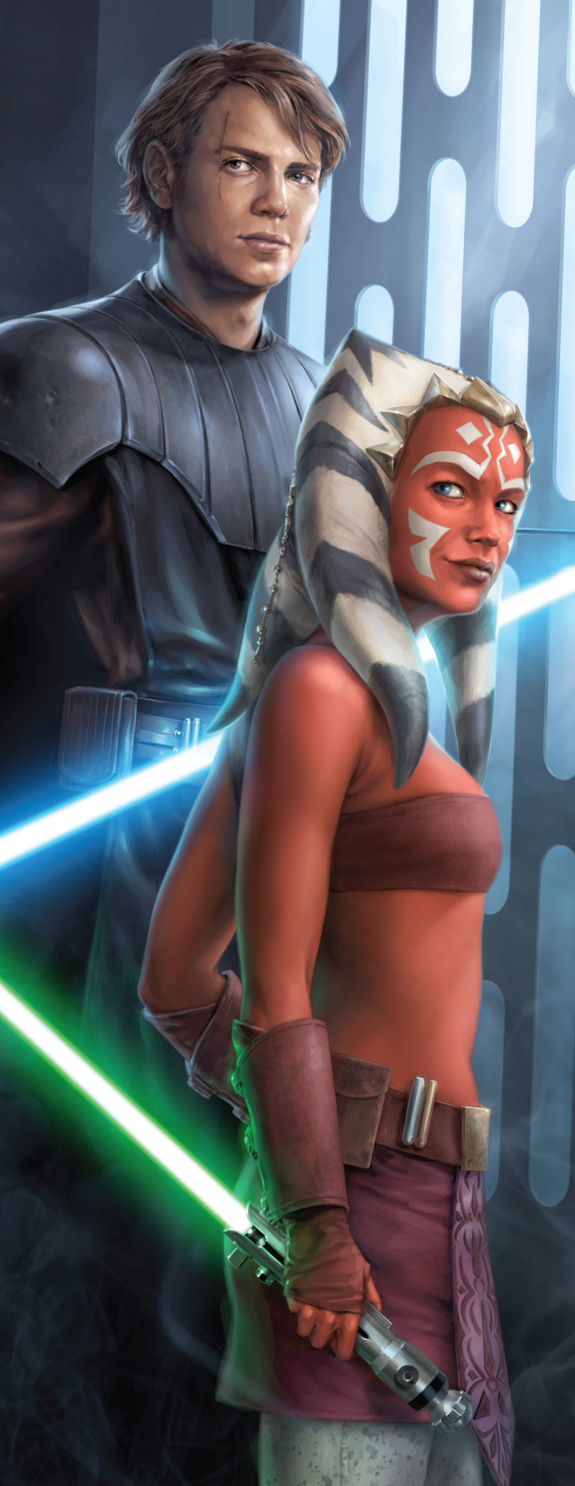 Skywalker met his Padawan, Ahsoka Tano, for the first time on Christophsis.