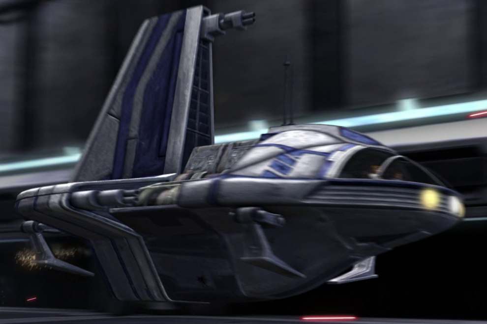 Unidentified Sheathipede-class transport shuttle (Dooku's flagship) appearance in Common Appearance