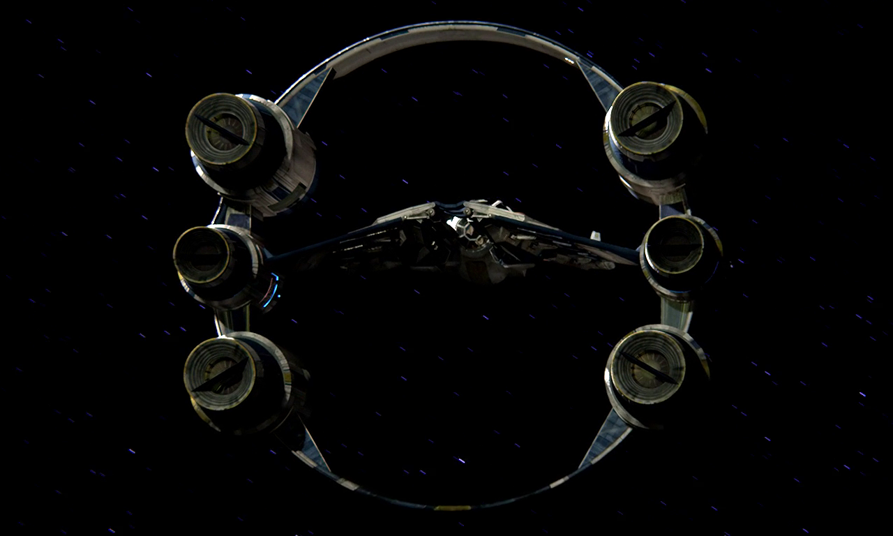 A Syliure-45 hyperdrive module for an Eta-2 Actis-class Jedi Starfighter