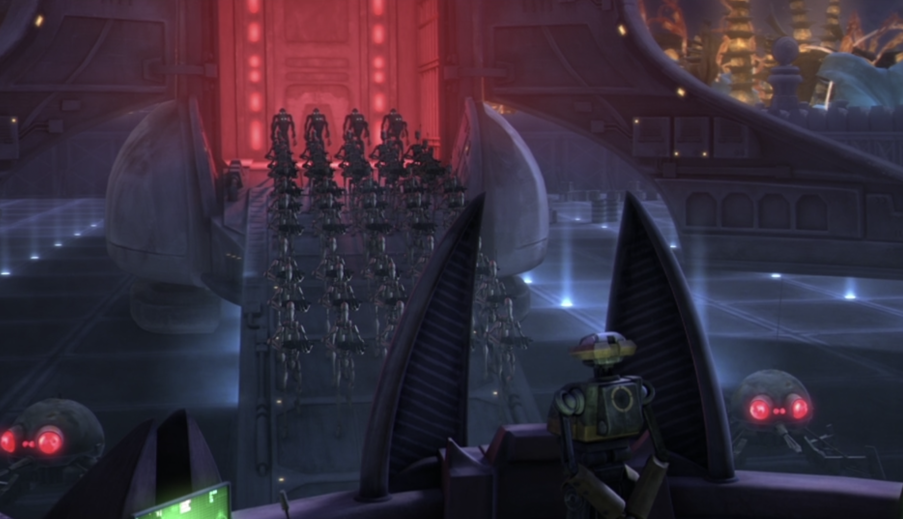 TZ-33's droid battalion appearance 