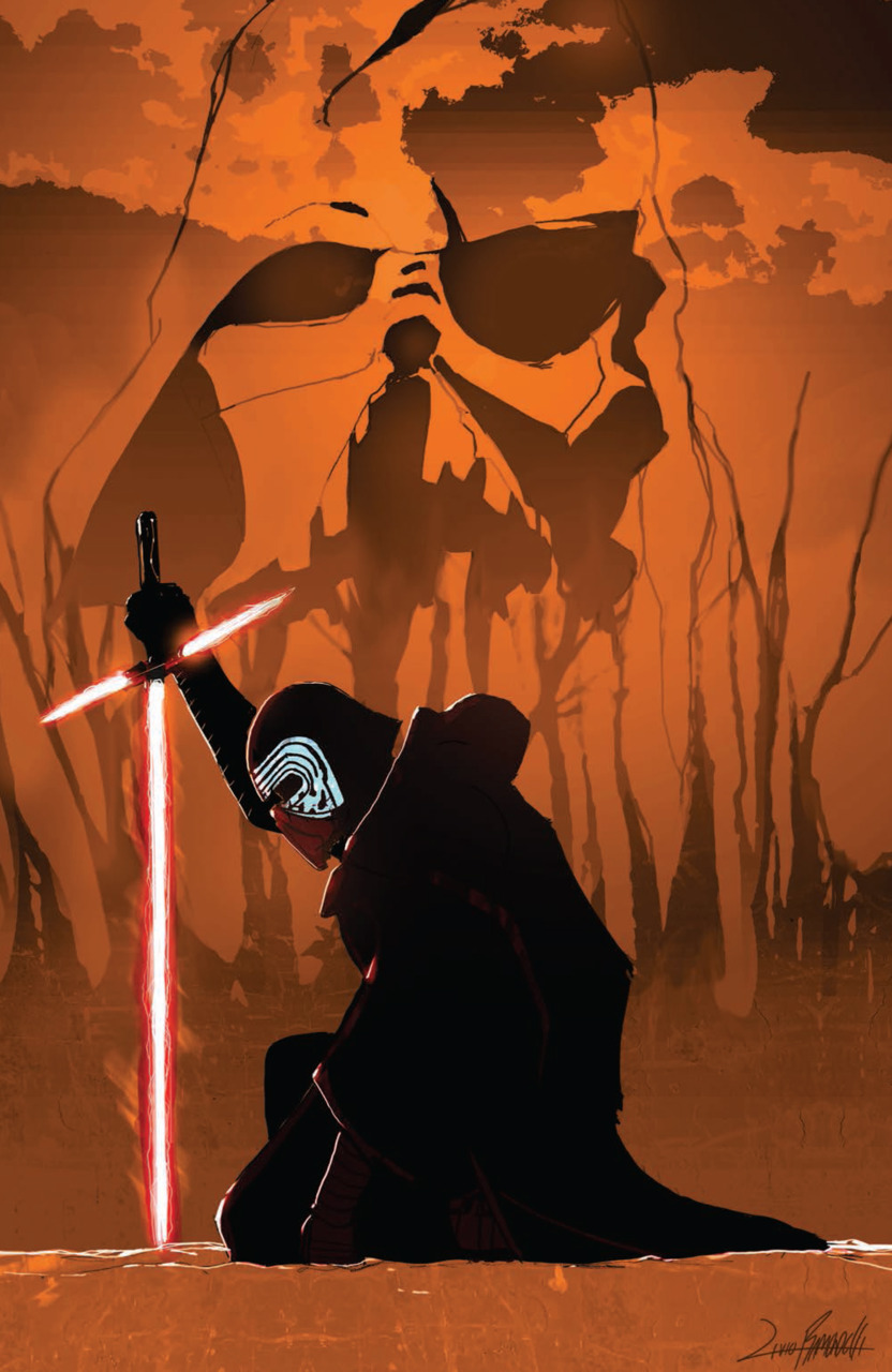 Kylo Ren aspired to become a Sith Lord like his grandfather, Darth Vader, before him.