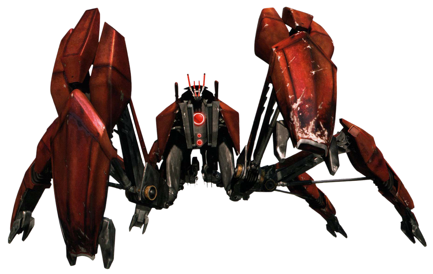 A modified crab droid (standard crab droid pictured) served as the prey in Fanry's Grand Hunt.