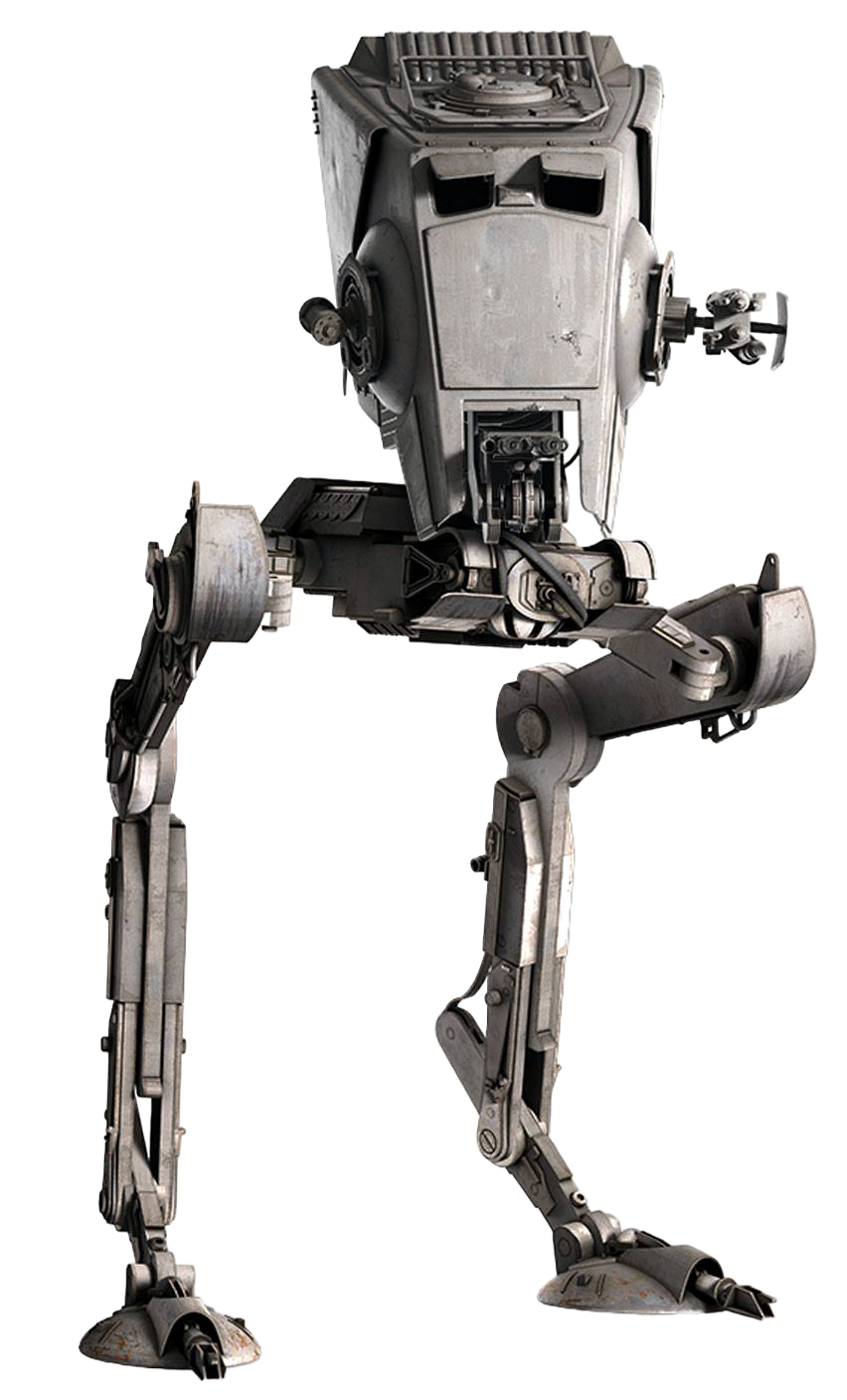 Star Wars AT-ST Walker wooden model