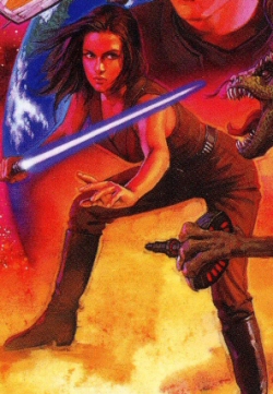 Jaina Solo in combat