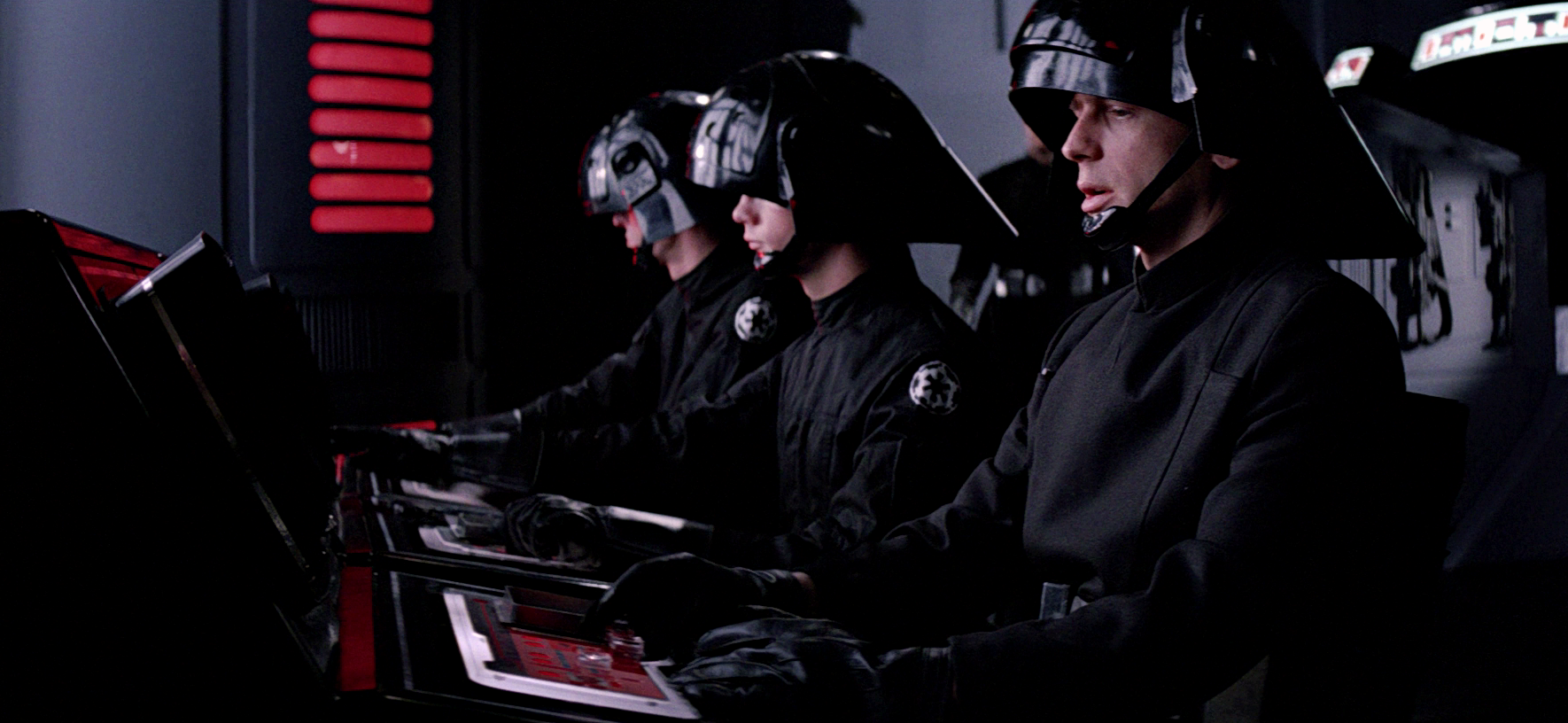 Death Star Troopers inside the Overbridge.