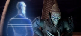 Sobeck is reminded by Dooku of the importance of the Nexus Route coordinates
