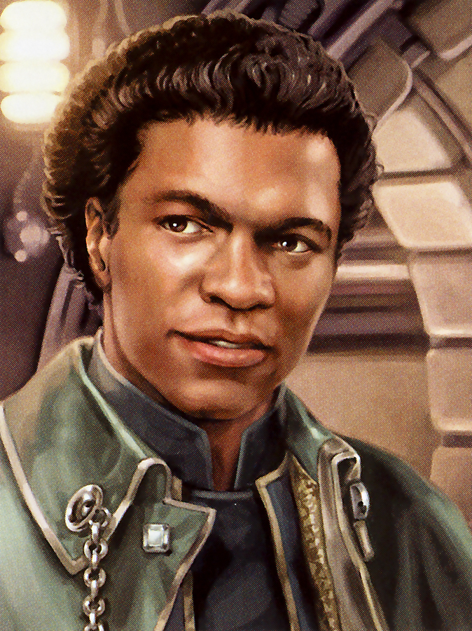 Lando Calrissian attempted to maroon five police officers of the Rafa system on Rafa XI.