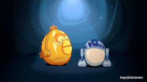 Angry Birds Star Wars R2-D2 & C-3PO - exclusive gameplay