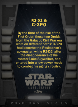 R2-D2 & C-3PO - 2020 Base Series 2 | Star Wars: Card Trader