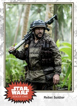 Rebel Soldier (Scarif) - Base Series 4 | Star Wars: Card Trader