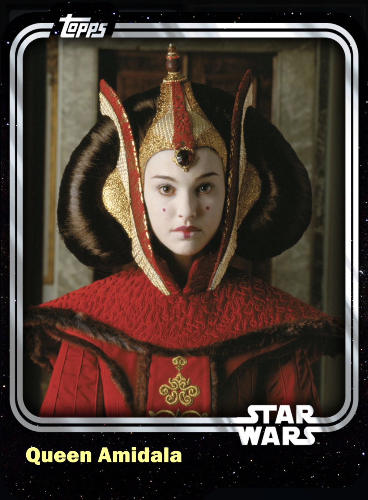 Queen Amidala - Queen of Naboo - Base Series 1 | Star Wars: Card