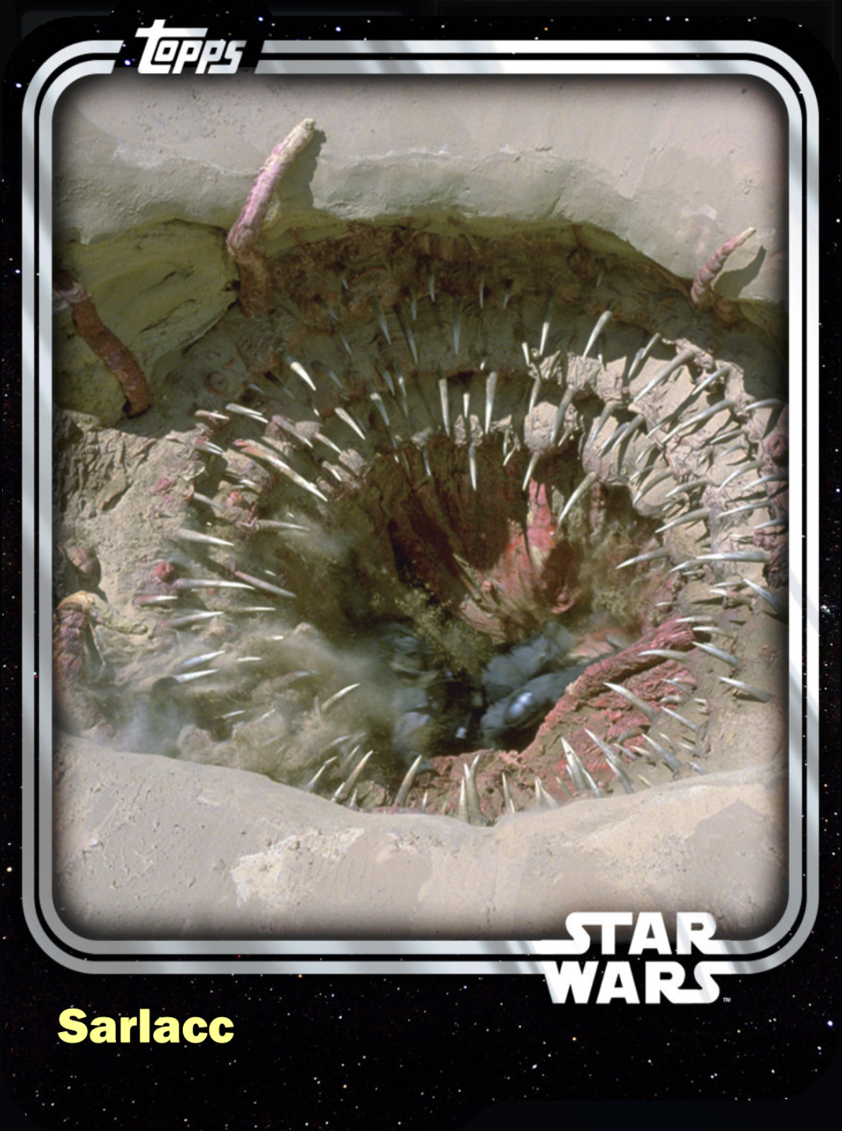 La Fossa Di Sarlacc (Sarlacc Pit) Rub Down Transfers 'Smash Transfer' Logo  - Star Wars Collectors Archive